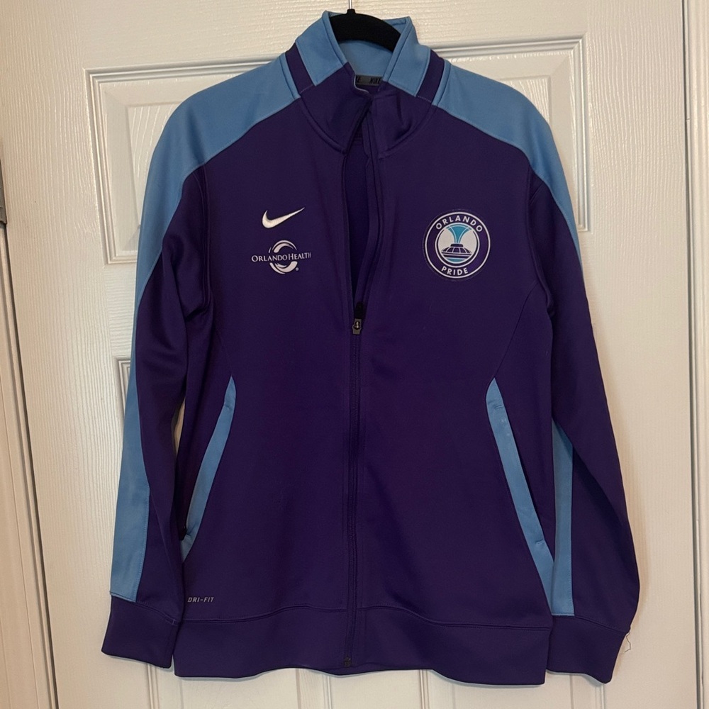 Nike Women’s Orlando Pride Purple and Light Blue Team Jacket